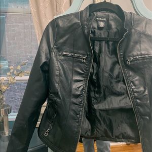Crop Leather Jacket